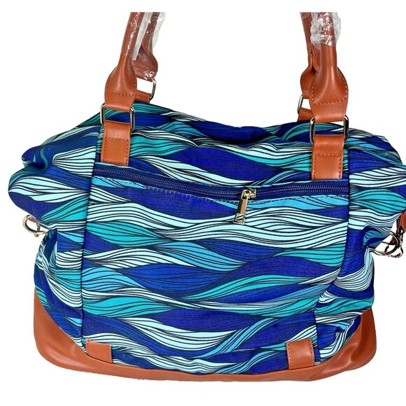 CAMTOP Canvas Weekender Bag Carry On Travel Tote Overnight Duffel Bag with Strap - Picture 5 of 13